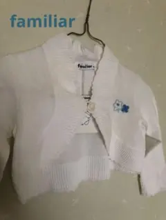 ファミリア カーディガン ボレロ　80サイズ