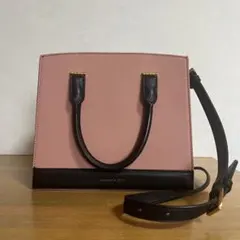 CHARLES & KEITH トートバッグ ピンク/ブラック