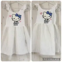 H&M Hello Kitty ノースリーブ ワンピース 90cm 100cm