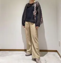 ツイルパッチポケットイージーパンツ ウォッシャブル