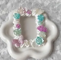 ホイップデコトレカケース　B8 白　紫　水色