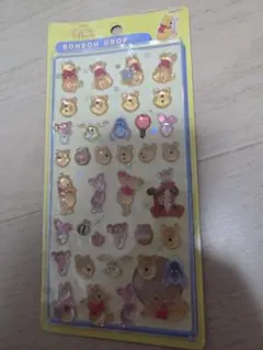 【正規品】ディズニープーさんボンボンドロップシール