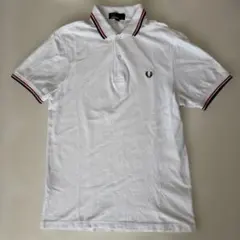 FRED PERRY ホワイト ポロシャツ S