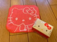 ハローキティ★ミニハンドタオルとペーパータオルセット★ティッシュ★サンリオ