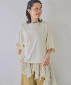studio CLIPパフスリーブ カットソーのサムネイル