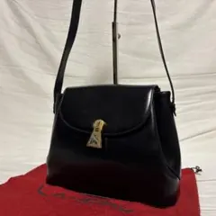 LANCEL ランセル 2way レザーハンドバッグ ショルダー ロゴ 収納袋付 