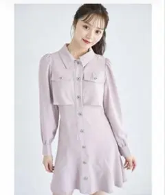 tocco closet バックレースアップミニワンピースのサムネイル