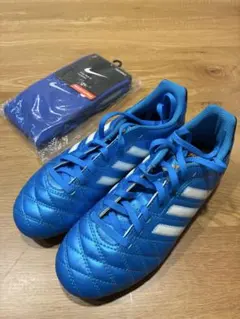 adidas 青 サッカーシューズ FG
