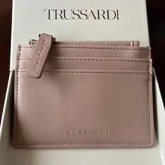 TRUSSARDI ペールピンク 小銭入れカードケース