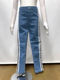 SISTER JENNI ロングパンツ サイドロゴライン ライトブルー