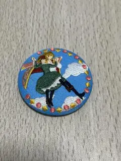 ジブリ 刺繍缶バッジ ハウルの動く城