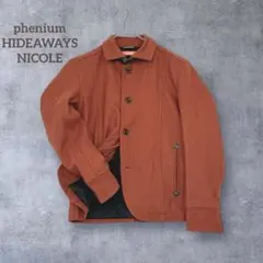 【ニコル】コート メンズ 差し色 高見え 中わた アウター 上着 長袖 Ｍ