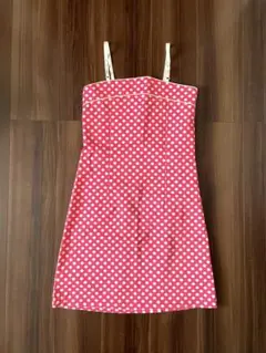 バービー風　水玉ミニワンピース