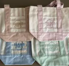 23時まで　Trader Joe’s ミニトート トレジョ　ストライプ 4色のサムネイル