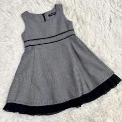 COMME CE ISM ジャンパースカート　110A コムサイズム　千鳥格子