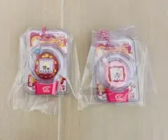 たまごっち　おかしなたまごボーロっち3 まめっち　じんせーえんじょいピンク2個