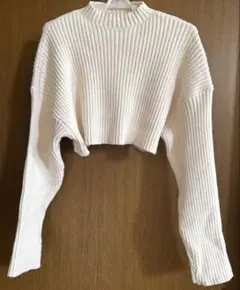 新品未使用 ZARA クロップドニット