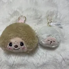 モンチッチ フェイスポーチチャーム フェイスぬいぐるみ2点セット