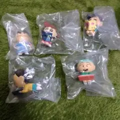 クレヨンしんちゃん 絵本マスコット ガチャガチャ　5体