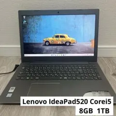 Lenovo IdeaPad520 Corei5 8GB 1TB Win11のサムネイル