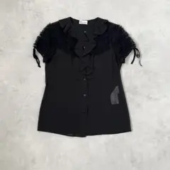 RED VALENTINO レッド ヴァレンティノ シルク素材 フリルブラウスのサムネイル