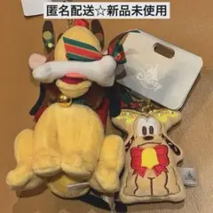 ディズニーストア　クリスマス　プルート　ぬいぐるみ　キーチェーン　クッキー