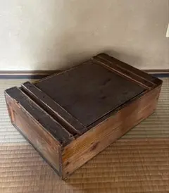 木製 重箱 漆塗り風 長方形 収納箱 アンティーク - メルカリ