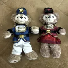 ダッフィー＆シェリーメイ ぬいぐるみバッジ　くるみ割り人形2個セット