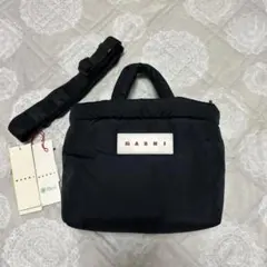 大人気✨MARNI マルニ パフ PUFF 2WAY ナイロン ショルダーバッグ 