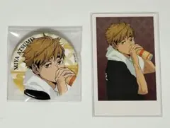 ハイキュー　極楽湯　宮侑　缶バッジ　ポラショット