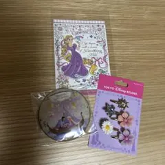 ファンタジースプリングス　ラプンツェル缶バッジ　ヘアピン