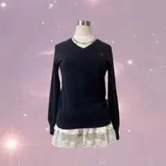【y2k】ラルフローレン ニット 平成ギャル マクブリング フェアリーグランジ