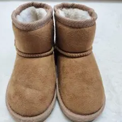 【美品】petit main ムートンブーツ　14cm