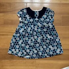 BeBe 水玉模様 ワンピース 90