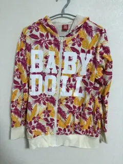BABY DOLL 花柄フード付きパーカー Lのサムネイル