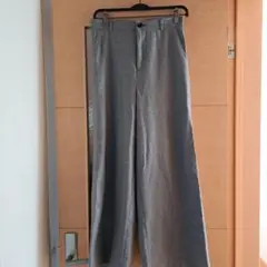 カシミヤ ワイドパンツ