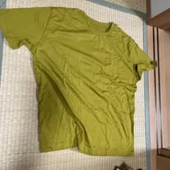 Senseofplaceオリーブグリーン Tシャツ100%オーガニックコットン