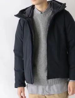 週末限定値下げ！SHIPSダウンアウター ネイビーショート丈