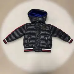 DIESEL KIDS ディーゼル キッズ フード付き黒ダウンコート 80cm