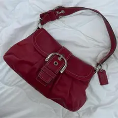 希少カラー coach コーチ ソーホー オールレザー ワンショルダーバッグ