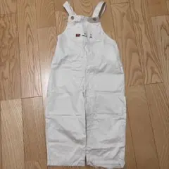 Cottoli(コトリ) ホワイトオーバーオール 120cm
