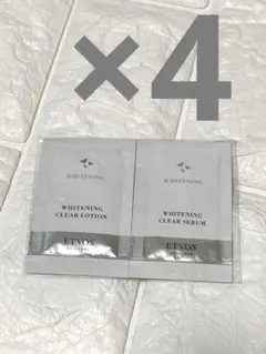 エトヴォス ホワイトニングクリアローション　 ホワイトニングクリアセラムＷ　×4