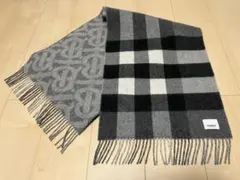 BURBERRY バーバリー マフラー カシミア100％ 大判マフラー 美品