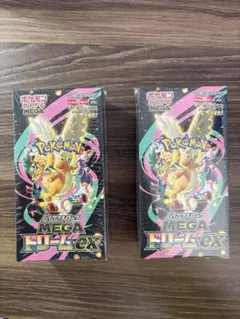 ポケモンカード megaドリームex 2ボックス シュリンク付き