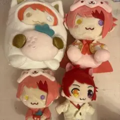 ヒプマイ サンリオコラボ ぬいぐるみ 伊弉冉一二三 観音坂独歩 まめ