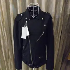 新品　未使用　タグ付き　ZARA MEN 黒 ライダースジャケット