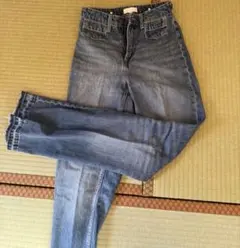 (極美品) H&M フレア ハイウエスト デニムパンツ