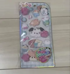 クラックス　もちプニューステッカー　肉球スクイーズつき　プニプニ！　犬