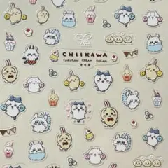 ネイルシール 5D3D 立体 ちいかわ モモンガ ハチワレ うさぎ キャラクター