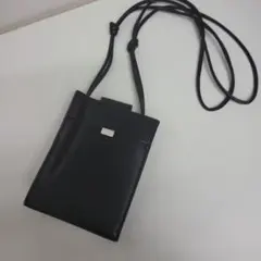 C*O様 niko and... レザー ショルダーバッグ ブラック